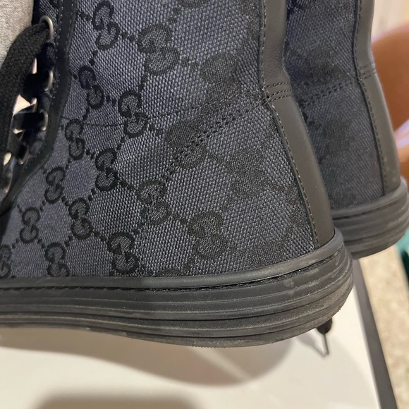 Gucci Women’s GG Canvas High Top Sneakers - Picture 3 of 6